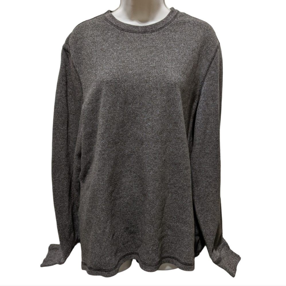 Men's Faded Glory Brown Long Sleeve Shirt